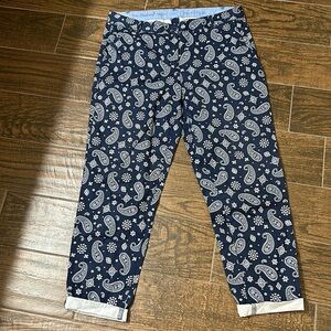 Talbots size 10 paisley print pants. 👖